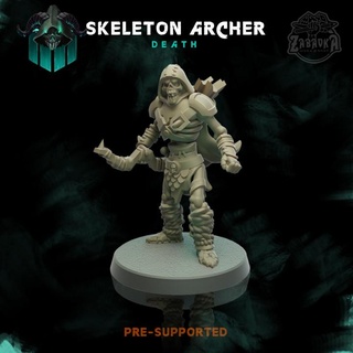 skeleton archer zabavka workshop Tabletop Characters & Creatures Fantasy Universe Store undead warrior 3d print model - Mito3D