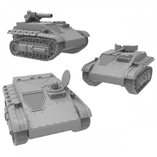 caligula airborne light tank - presupported thatevilone Tabletop Characters & Creatures Sci-Fi Universe Vehicles Machines fast roman vehicle cannon laser roma minigun attack auto rotor 28mm astra ad weasel atgm 3d print model - Mito3D