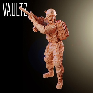 asker Jackie Vaultz minyatürler masaüstü karakterler yaratıklar modern Kadın minyatür askeri zombi hayatta kalan 3d print model - Mito3D