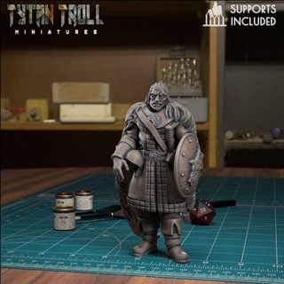 northern commander pre-supported tytantroll miniatures Store dragons dungeons fantasy game guard scale thrones stark minis pack patreon archers drunk bundle 32mm miniaturesminis 3d print model - Mito3D