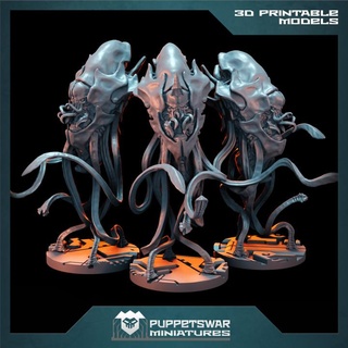 insectoids - poison bugs puppetswar miniatures Tabletop Characters & Creatures Sci-Fi Universe alien wargaming warhammer tabletop tyranids venomthrope 3d print model - Mito3D