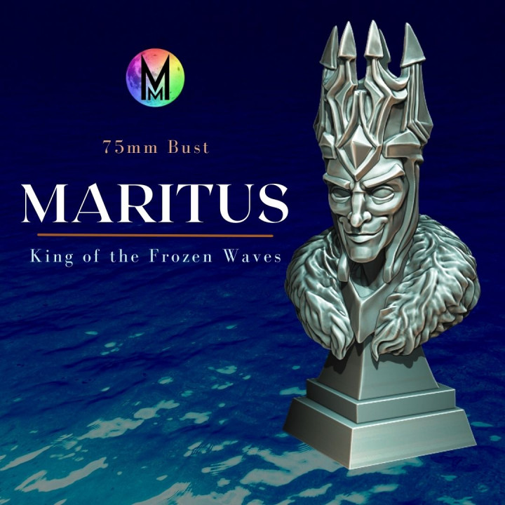 Martus re congelato onde fallimento chiaro luna minis christine furgone patten tavolo personaggi creature fantasia universo negozio fan arte busti lich imperatore dafoe 3D print model - Mito3D