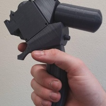 batman arkham asylum patlayıcı jel dağıtıcı sahne cosplay silah prop yineleme 3d print model - Mito3D