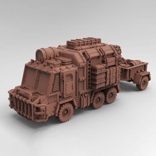 tt pattern loot truck tesseract tomb Tabletop Characters & Creatures Sci-Fi Universe Vehicles Machines Store 40k warhammer necromunda fallout tabletop cargo trailer warhammer40k wasteland gaslands lorry 3d print model - Mito3D