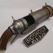 bioshock - grenade launcher props & cosplay prop replica 3d print model - Mito3D