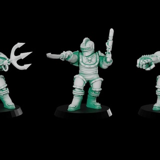 akwafell auxilia floatilla lieutenant kdude kreations Tabletop Characters & Creatures Sci-Fi Universe Store 40k guard wargaming warhammer imperial tabletop underwater dnd nautical astra militarum 3d print model - Mito3D