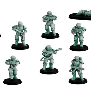 akwafell auxilia special weapons kdude kreations Tabletop Characters & Creatures Sci-Fi Universe Store 40k guard wargaming warhammer imperial tabletop underwater dnd nautical astra militarum konflict 3d print model - Mito3D