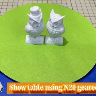 show table using n20 geared motor henry wang Education University Engineering Science Mechanical engineering worm gear 3d print model - Mito3D