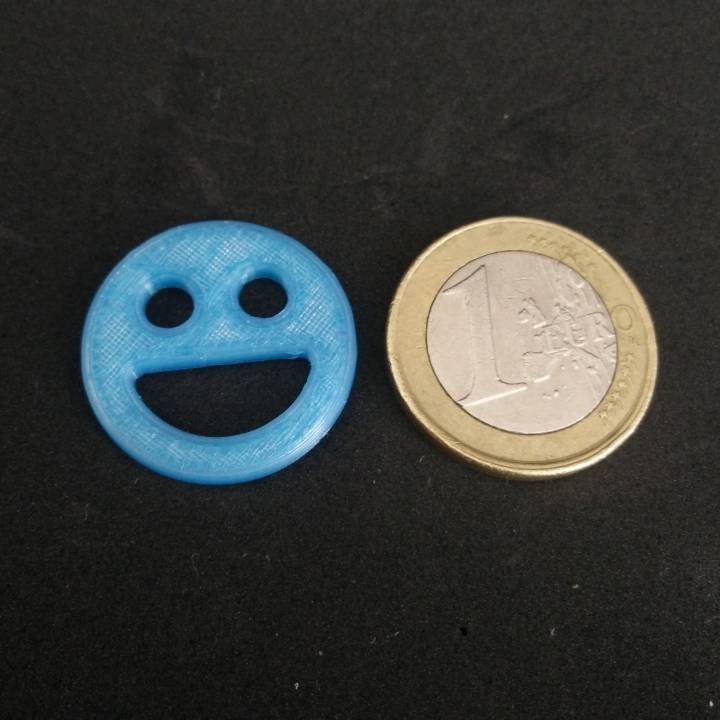 Einkaufswagen chip smiley 2 Garten shopping shoppingcartchip 3D print model - Mito3D