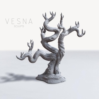 Fantasie Wald Baum 2 Vesna formt Tischplatte 3D druckbar Terrain Miniatur Landschaft 3d print model - Mito3D