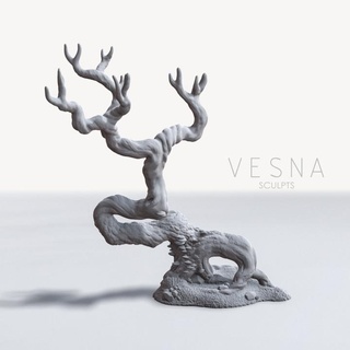 Fantasie Wald Baum 5 Vesna formt Tischplatte 3D druckbar Terrain Miniatur Landschaft 3d print model - Mito3D