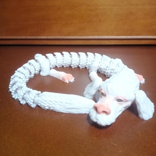 Drago cane flessibile Stampa godere calaverd3d giocattoli Giochi giocattolo articolare juguete articulado fuchur fuyur 3d print model - Mito3D
