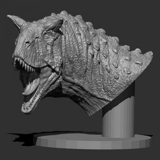 carnotaurus bust sabertoothcollectibles Tabletop Characters & Creatures Fantasy Universe Store Fan Art Busts animal creature dinosaur monster trex tyrannosaurus dinosaurus carnotarus 3d print model - Mito3D