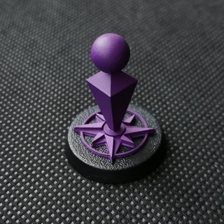player token game piece erik Tabletop accessories compass miniature boardgames boardgame marker map 3d print model - Mito3D