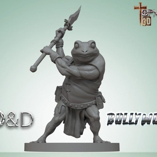 bullywug para d&d ignacio berbel garcia Tabletop Characters & Creatures Fantasy Universe troll warhammer ogro orco enano gigante gameworshop 3d print model - Mito3D