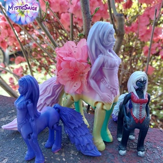 centaur dahlia mistik hayran Sanat aksiyon rakamlar oyuncak bebek kadın esnek at mafsallı eklemli bağlantı midilli baskı yeri kıpır destek yok kıpırdatmak yıldız çiçeği 3d print model - Mito3D