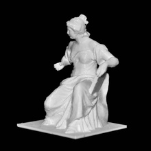 unknown statua studente giardino botanico cluj scansione 3d print model - Mito3D