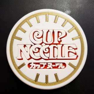 cup noodle coaster f b Home & Garden Kitchen Dining Coasters drink food gadget plant style household eat cupnoodle 3d print model - Mito3D