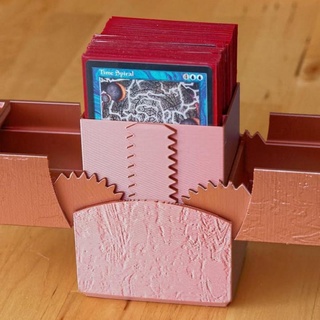 getrieben Kommandant 100 Karte Deck Box magnetisch verriegeln Martin Tischplatte Zubehör Pokémon Lager Magie ccg Versammlung 3d print model - Mito3D