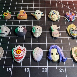 Majora'nın maske Toplamak Bölüm 3 naneli kızartma hayran Sanat ev Bahçe eşyaları süsler maskeler Zelda pastil majora efsane efsanesi Majoras lozm mm 3d print model - Mito3D