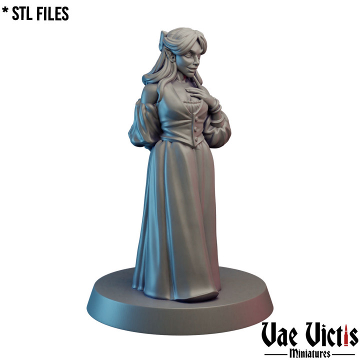 young thief pre-supported vae victis miniatures Tabletop Characters & Creatures Fantasy Universe Store beautiful fantasy girl rpg woman tabletop beauty dnd supported seducer 3D print model - Mito3D