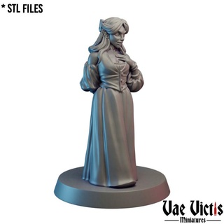 young thief pre-supported vae victis miniatures Tabletop Characters & Creatures Fantasy Universe Store beautiful fantasy girl rpg woman tabletop beauty dnd supported seducer 3d print model - Mito3D