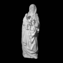 st anne virgin mary christ child kiev museum western oriental art ukraine scan 3d print model - Mito3D