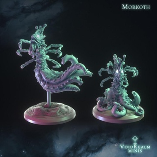 Morkoth 2 posiert voidrealm Minis Tischplatte Zeichen Kreaturen Fantasie Universum Geschäft Monster cthulhu Tintenfisch Lovecraft dnd 32mm mythos 5e eldritch voidrealms 3d print model - Mito3D