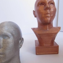facegen statua modello giardino busto faccia 3d print model - Mito3D