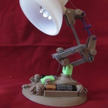 led desk lamp & garden electronics household fully printable linkage 3d print model - Mito3D