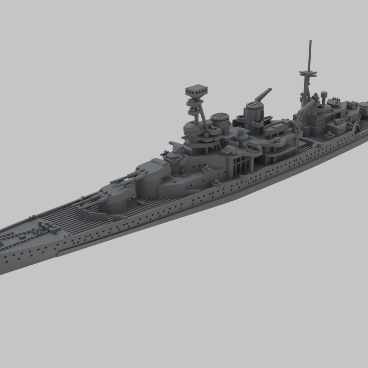 hms repulasyon ww2 savaş kruvazörü Lee mccol masaüstü karakterler yaratıklar tarihi Evren Araçlar makineler kruvazör Donanma Kraliyet deniz 3D print model - Mito3D