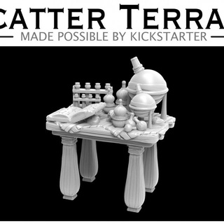 alchemy table mia kay Tabletop 3D Printable Terrain Fantasy dragons dungeons fantasy game gaming mini rpg terrain miniature tabletop dnd scatter 3d print model - Mito3D