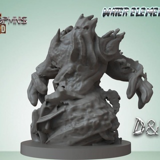 Su temel para d Ignacio Berbel Garcia masaüstü karakterler yaratıklar fantezi Evren Warhammer su elementi 3d print model - Mito3D