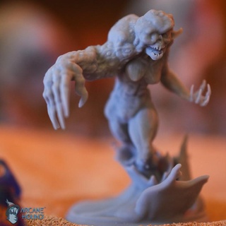 swamp hag elnorash - pre-supported arcane hound Tabletop Characters & Creatures Fantasy Universe fantasy mini miniature witch fiend fungus dnd fey ttrpg coven 3d print model - Mito3D