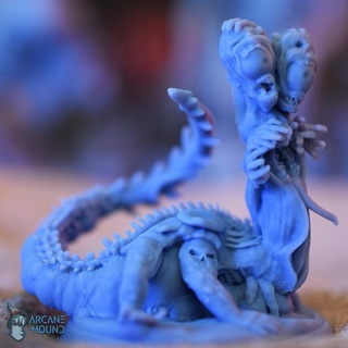 chirriador pre supported arcano sabueso mesa caracteres criaturas fantasía universo demonio diablo horror mini monstruo muertos vivientes grotesco miniatura mal hidra dnd falso corrupción ttrpg bbeg corrupto 3d print model - Mito3D