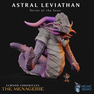 astral Leviathan gizemli av köpeği masaüstü karakterler yaratıklar fantezi Evren canavar mini minyatür kötü dokunaçlar dnd düzlemsel ttrpg bbeg 3d print model - Mito3D