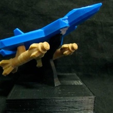 22 raptor jet display Ständer abnehmbaren Raketen Spielzeug Spiele Flugzeug trophy f22 bomber Rakete asd hrefhelloa Jagdflugzeug vereinfacht 3d print model - Mito3D