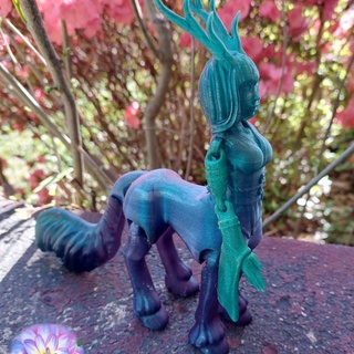 Kirin centaur mistik hayran Sanat aksiyon rakamlar geyik kadın oyuncak esnek at mafsallı eklemli baskı yeri kıpır destek yok Asain 3d print model - Mito3D