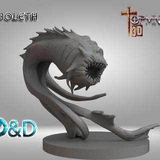aboleth para d&d ignacio berbel garcia Tabletop Characters & Creatures Fantasy Universe dragons dungeons troll warhammer ogro orco gigante 3d print model - Mito3D