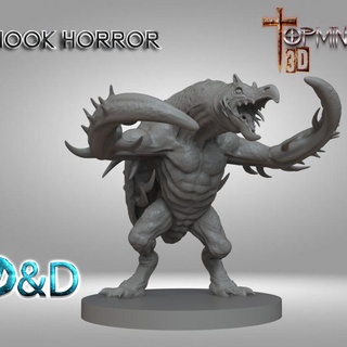 hoock Horror pára d Ignacio Berbel garcia tampo mesa personagens criaturas fantasia universo provocador martelo guerra ogro orco gigante gameworshop 3d print model - Mito3D