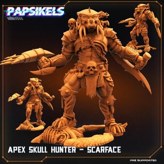 apex skull hunter - scarface papsikels miniatures Fan Art Tabletop Characters & Creatures 3d print model - Mito3D