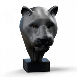 siyah panter baş heykel jing oyuncaklar oyunlar hayvan yaratık rakamlar hayran Sanat büstler sanat eseri kedi dekorasyon doğa şık vahşi Afrikalı dekor lüks Somut leopar 3d print model - Mito3D