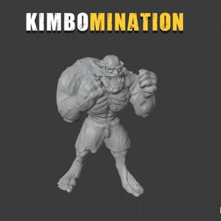 kimbomination fiorin Tabletop Characters & Creatures fighter warrior zombie abomination zombicide wrestling ufc brawler aberration kimbo zumbi 3d print model - Mito3D