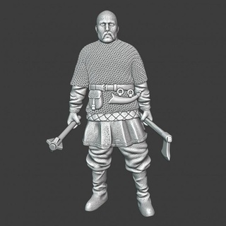 medieval latvian berserker northern crusades miniatures  Tabletop Tabletop Characters & Creatures Historical Universe Tabletop Tabletop Characters & Creatures axe medieval model soldier tribal wargaming warrior miniature tabletop toysoldier berserker baltic crusader crusades militia tribesman latvia  3d print model - Mito3D