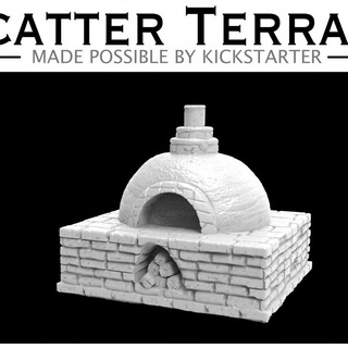 tijolo forno mia ok tampo mesa 3D imprimível terreno fantasia dragões masmorras jogos mini rpg miniatura dnd espalhar 3d print model - Mito3D