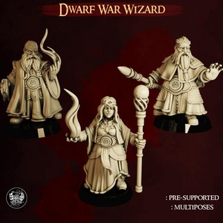 dwarf war wizards master forge Tabletop Characters & Creatures Fantasy Universe Store dwarfwarwizards 3d print model - Mito3D