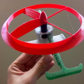 hélice lanzacohetes eduardo espíritu juguetes juegos niños freecad lanzador 3d print model - Mito3D