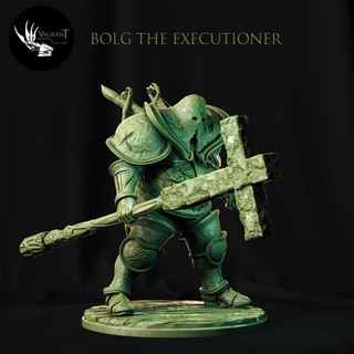 bolg executioner vagrant miniatures Tabletop Characters & Creatures Fantasy Universe Sci-Fi male tabletop dnd supported darkfantasy 3d print model - Mito3D