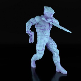 sci cyberpunk soldat miniature souterrain table personnages créatures Sci univers scifi infini 32mm shadowrun cyberpunk2077 cyberpunkred réalité cyberpunklegacy theminiatureunderground 3d print model - Mito3D