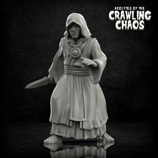 cultist 2 - acolytes crawling chaos adaevy creations Tabletop Characters & Creatures Fantasy Universe horror cthulu tabletop lovecraft starspawn dagon nyarlathotep huntinghorror 3d print model - Mito3D